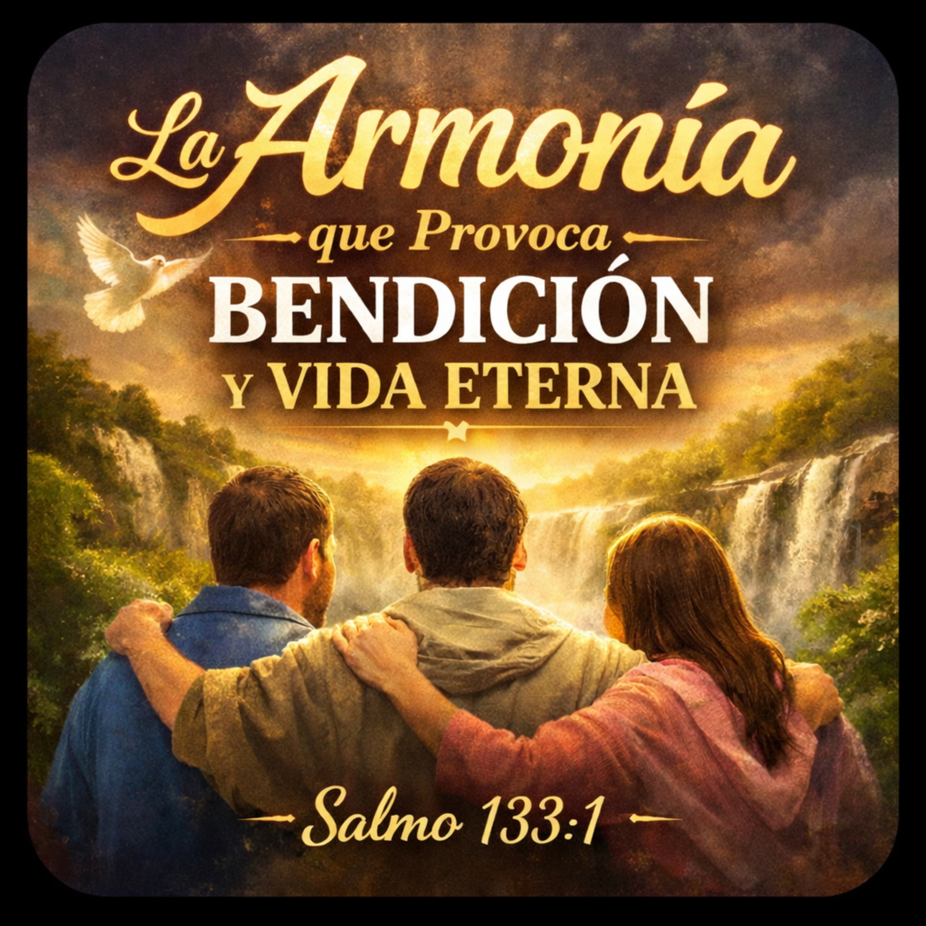 La armonía que provoca bendición y vida eterna